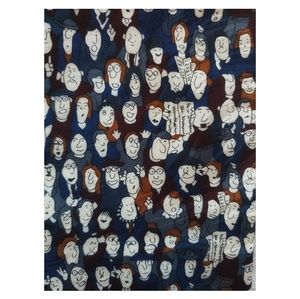 Meusem artifacts handmade silk tie